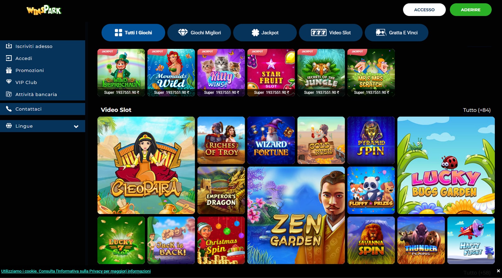 Sito di WinsPark Casino Sito di WinsPark Casino